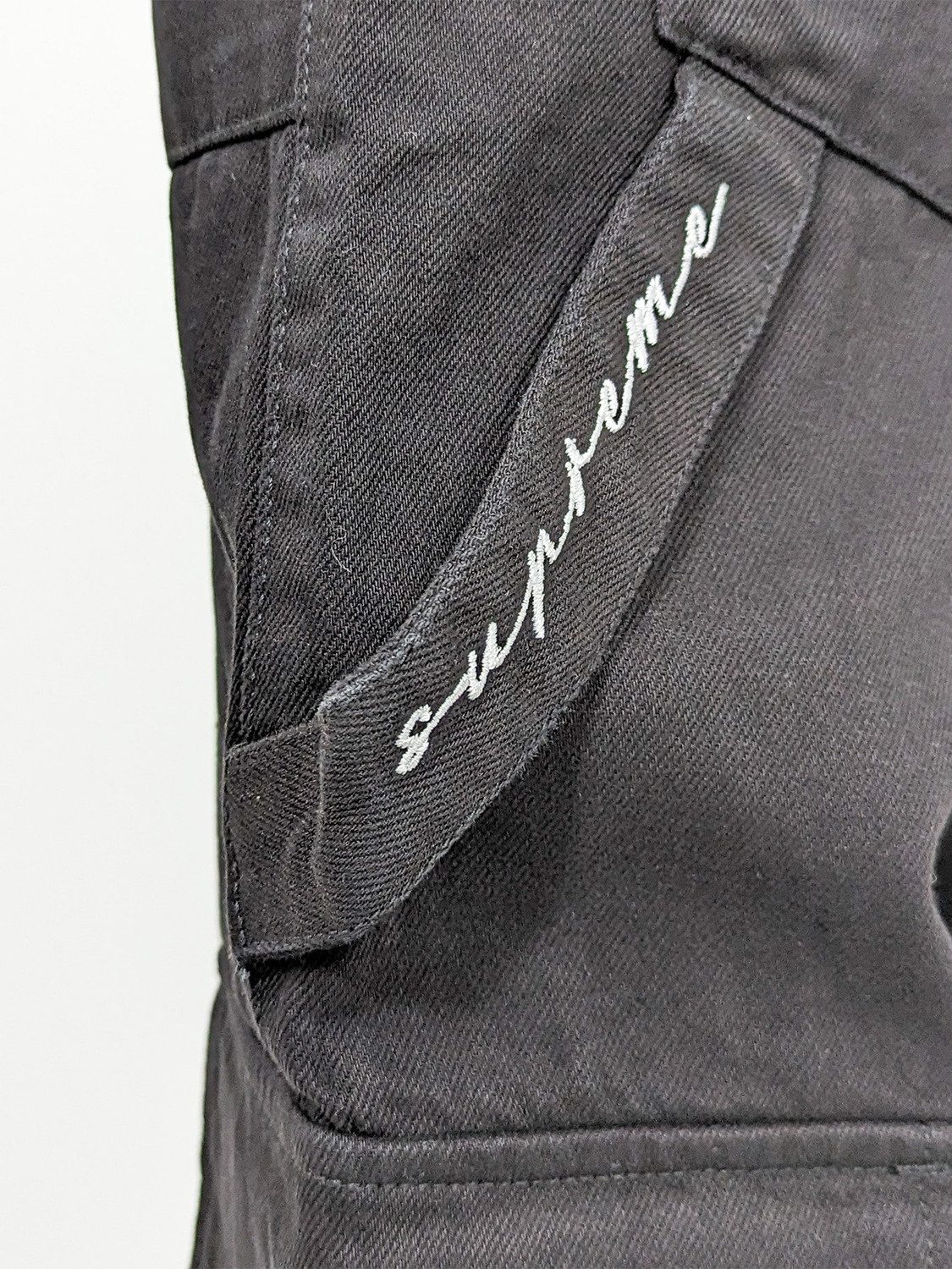 DADA Supreme Regular-fit-Jeans Baggy Cargo Denim mit Taschen Worker für Herren Baumwolle unifarben atmungsaktiv Reißverschluss modisch-Style – Bild 5 von 5