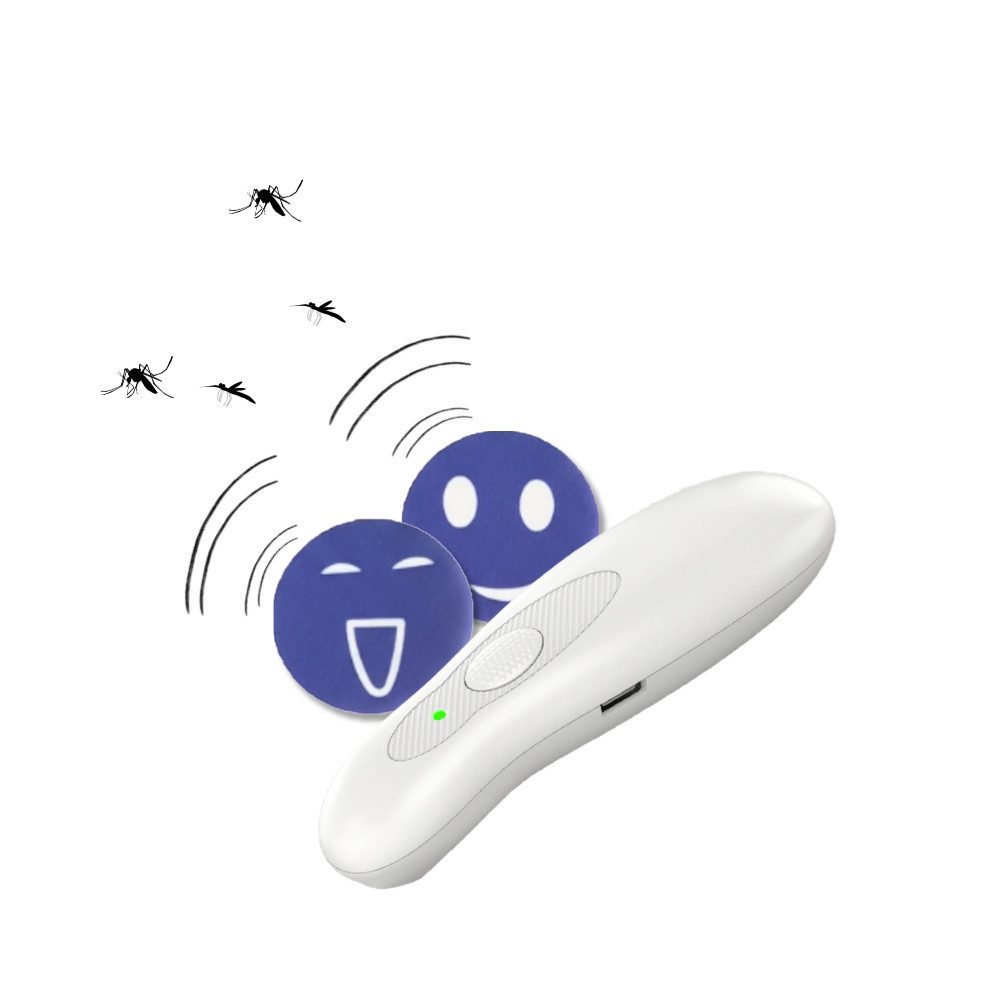 IEA Green Insektenstichheiler Bundle Stichheiler USB-C & 60x Mückenpflaster, Bundle, 2-tlg., 2-in-1 Set: Insektenstichheiler + Mückenpflaster, Mückenschutz & Anwendung nach dem Stich, ohne Spray, für unterwegs