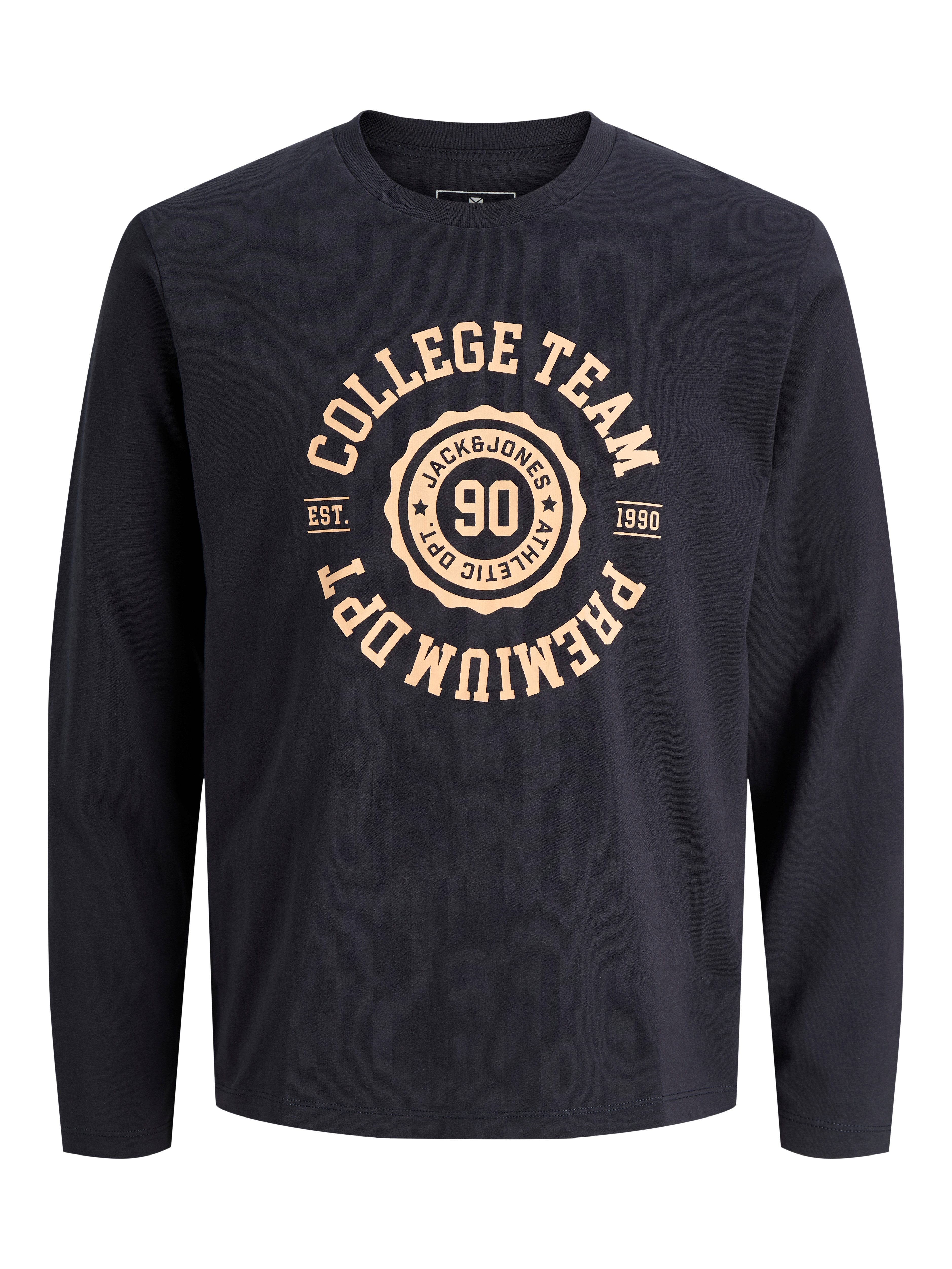 Jack & Jones Junior Langarmshirt JPRBLUZANDER LS TEE FST JNR Baumwolle, normal geschnitten