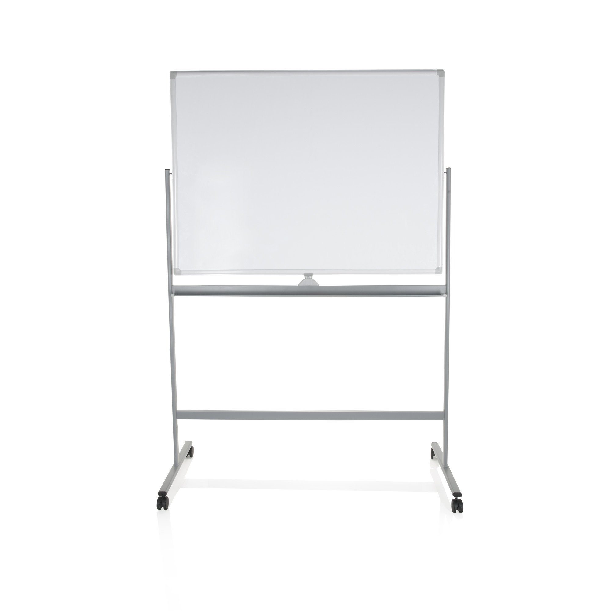 hjh OFFICE Magnettafel Whiteboard MULTIBOARD I Stahl, zweiseitig, mit weißer Magnetseite