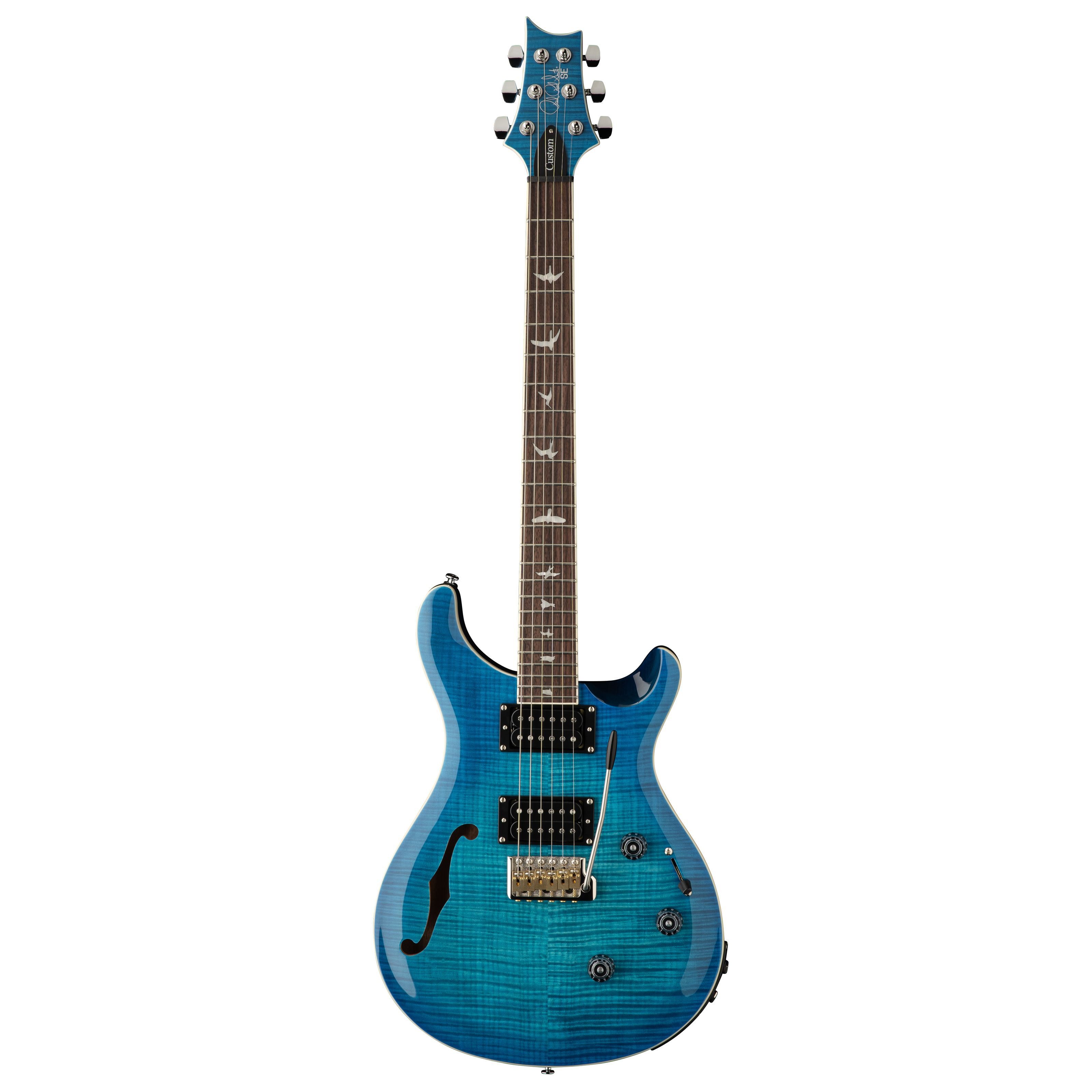 PRS E-Gitarre, E-Gitarren, PRS-Modelle, SE Custom 24 Semi-Hollow Lake Blue - E-Gitarre