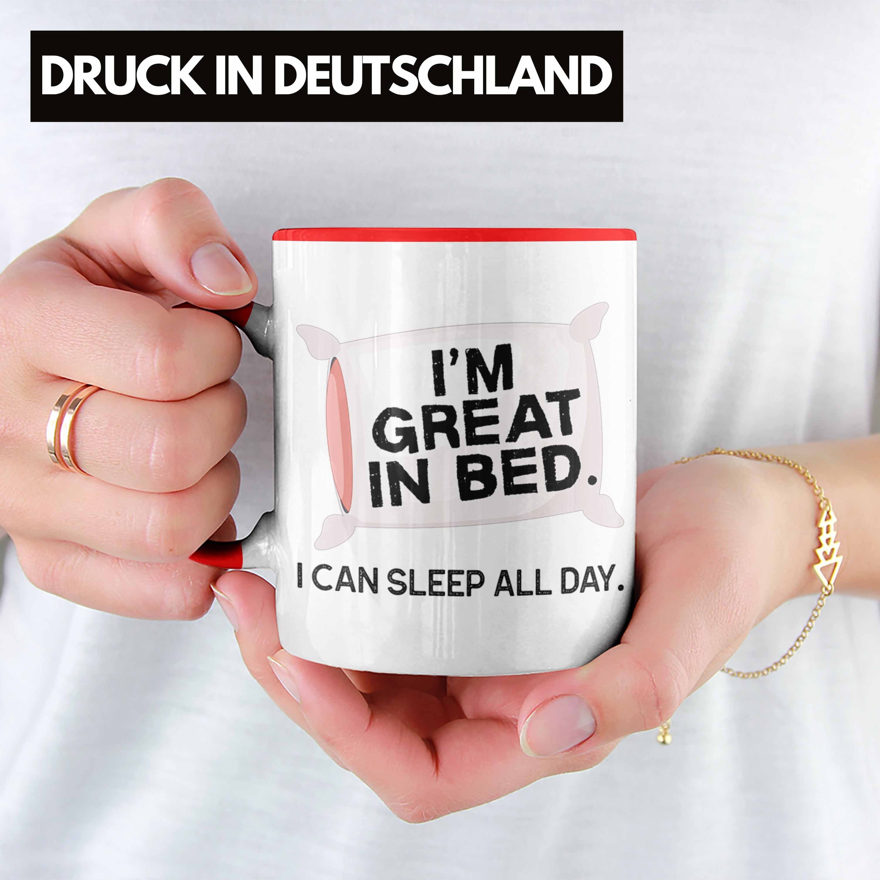 Geschenk Bed für Trendation Trendation - Tasse Rot In Im Great Spruch Tasse