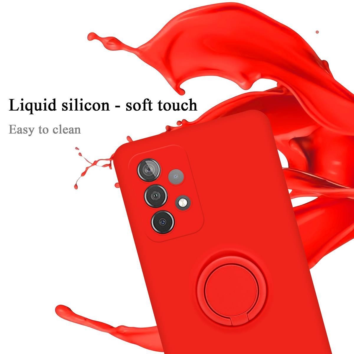 Cadorabo Handyhülle für Samsung Galaxy A52 (4G / 5G) / A52s Hülle Samsung Galaxy A52 (4G / 5G) / A52s, Robustes Hard Case - Handy Schutzhülle - Hülle - Back Cover Bumper