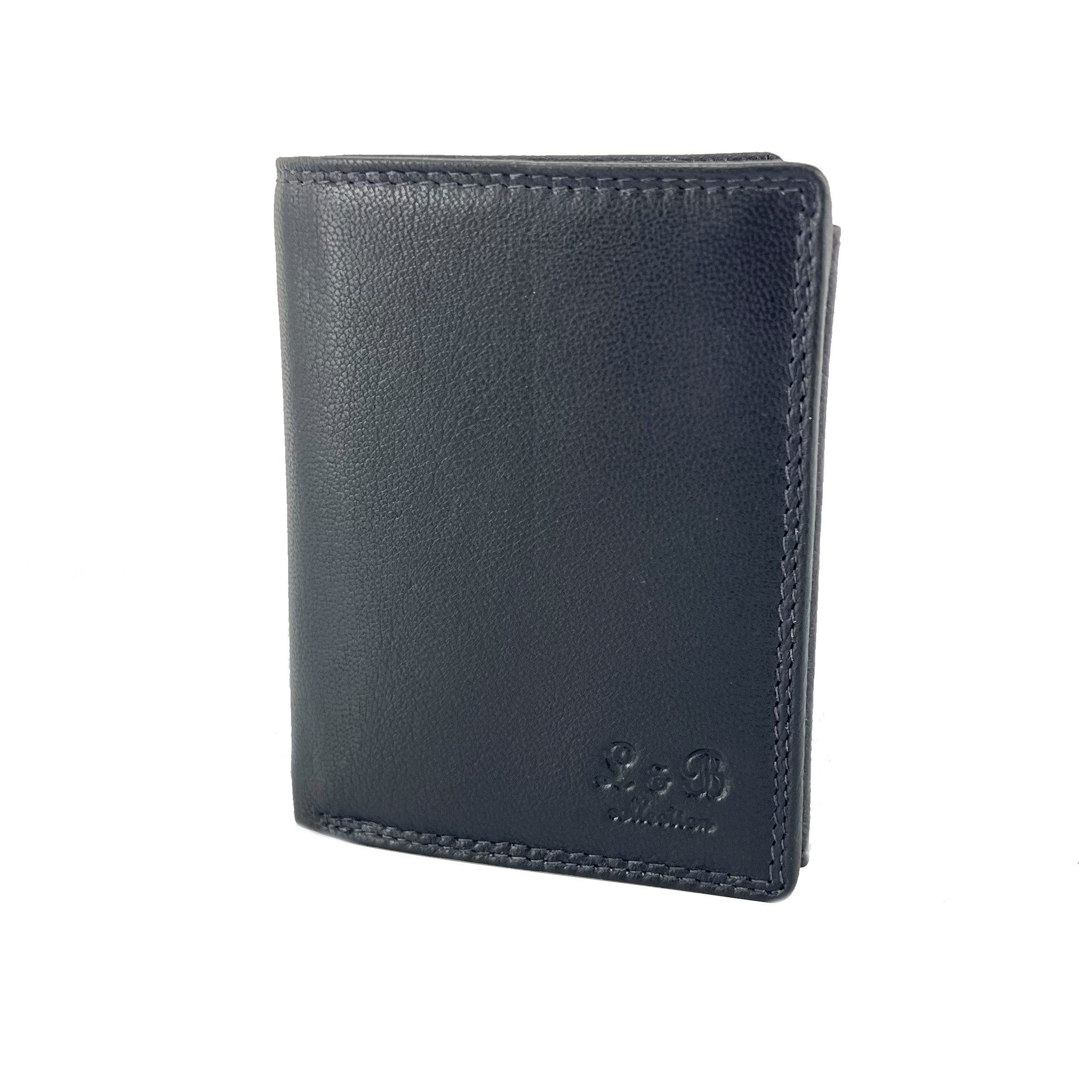 L&B Mini Geldbörse Rindsleder Portemonnaie, RFID-Schutz >2340< kleiner Geld günstig online kaufen