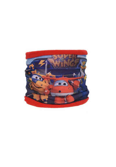 Super Wings Loop Kinder Jungen Winter-Schal Schlauch-Schal, Rot