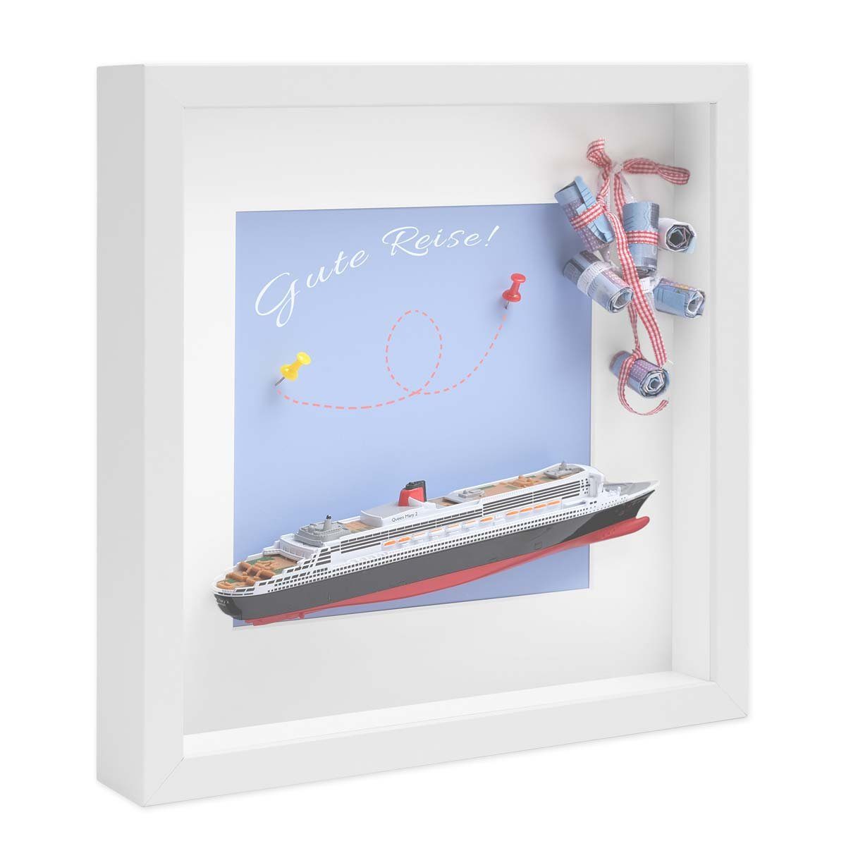 PHOTOLINI Bilderrahmen 3D-Rahmen mit Passepartout / günstig online kaufen
