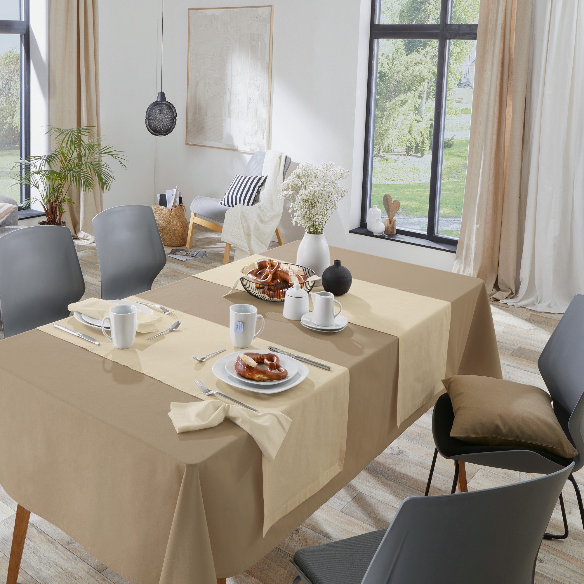 REDBEST Stoffserviette Serviette 6er-Pack "Seattle", Baumwolle Uni
