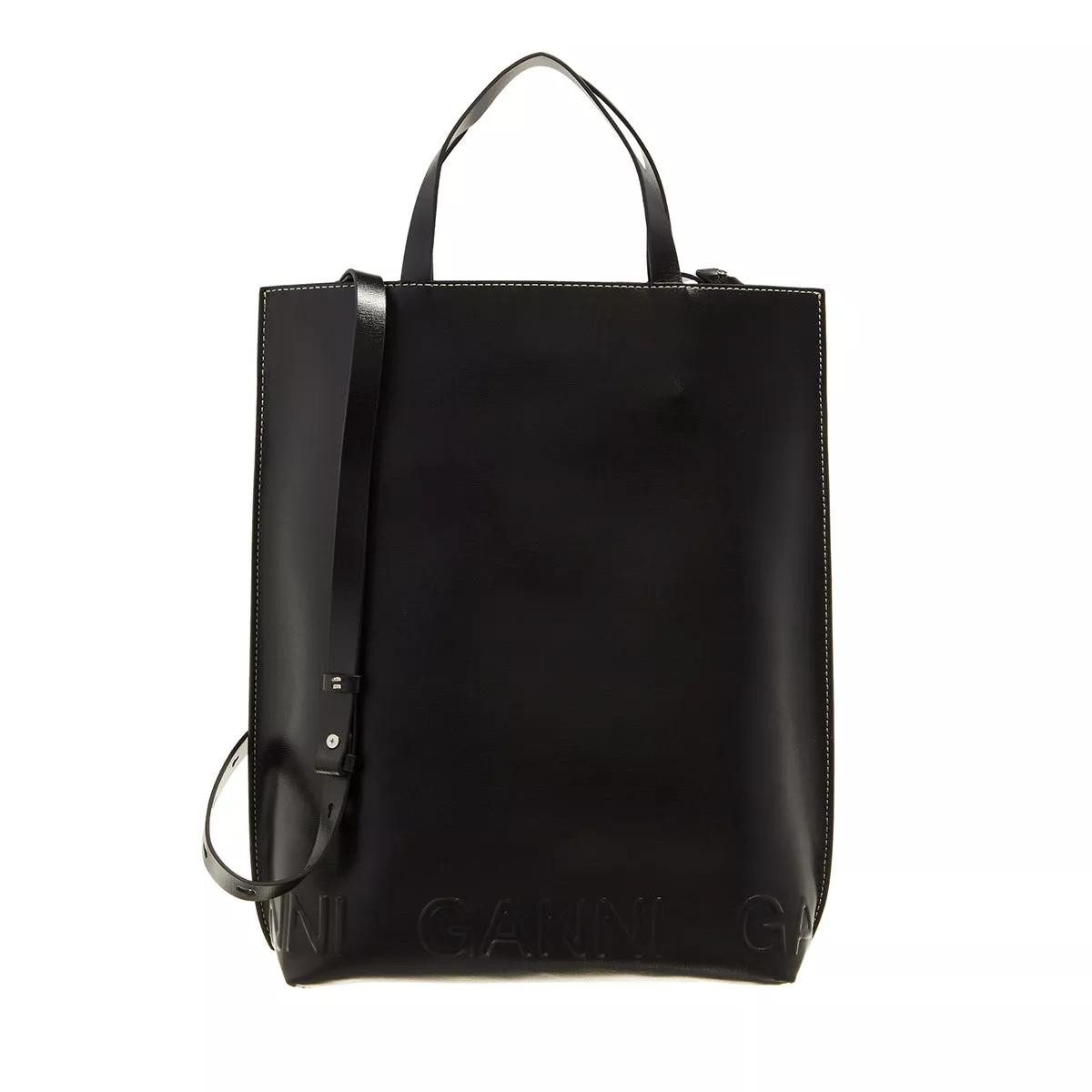 GANNI Messenger Bag black (1-tlg)