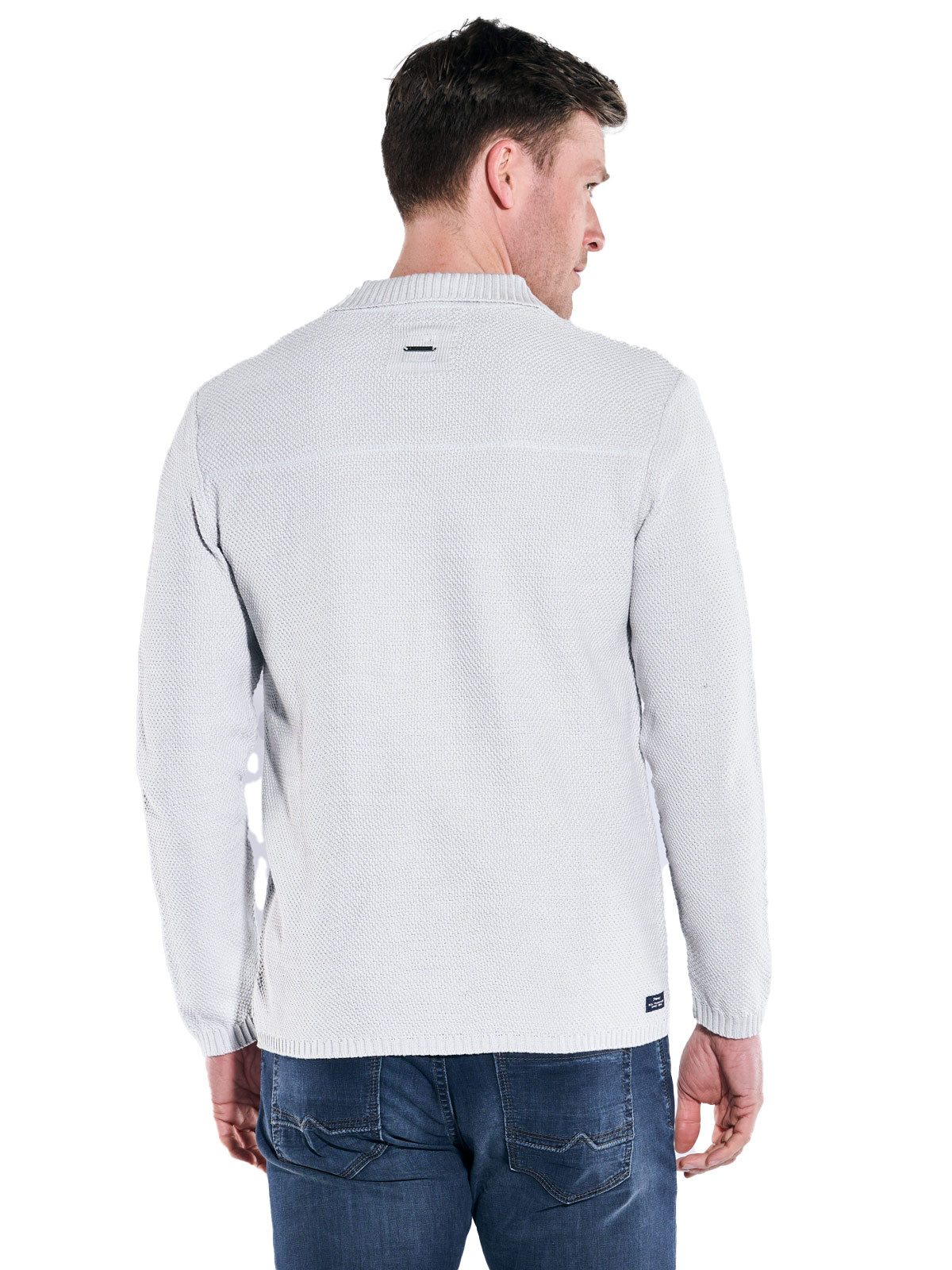 Engbers Cardigan Herren Cardigan regular, Silbergrau