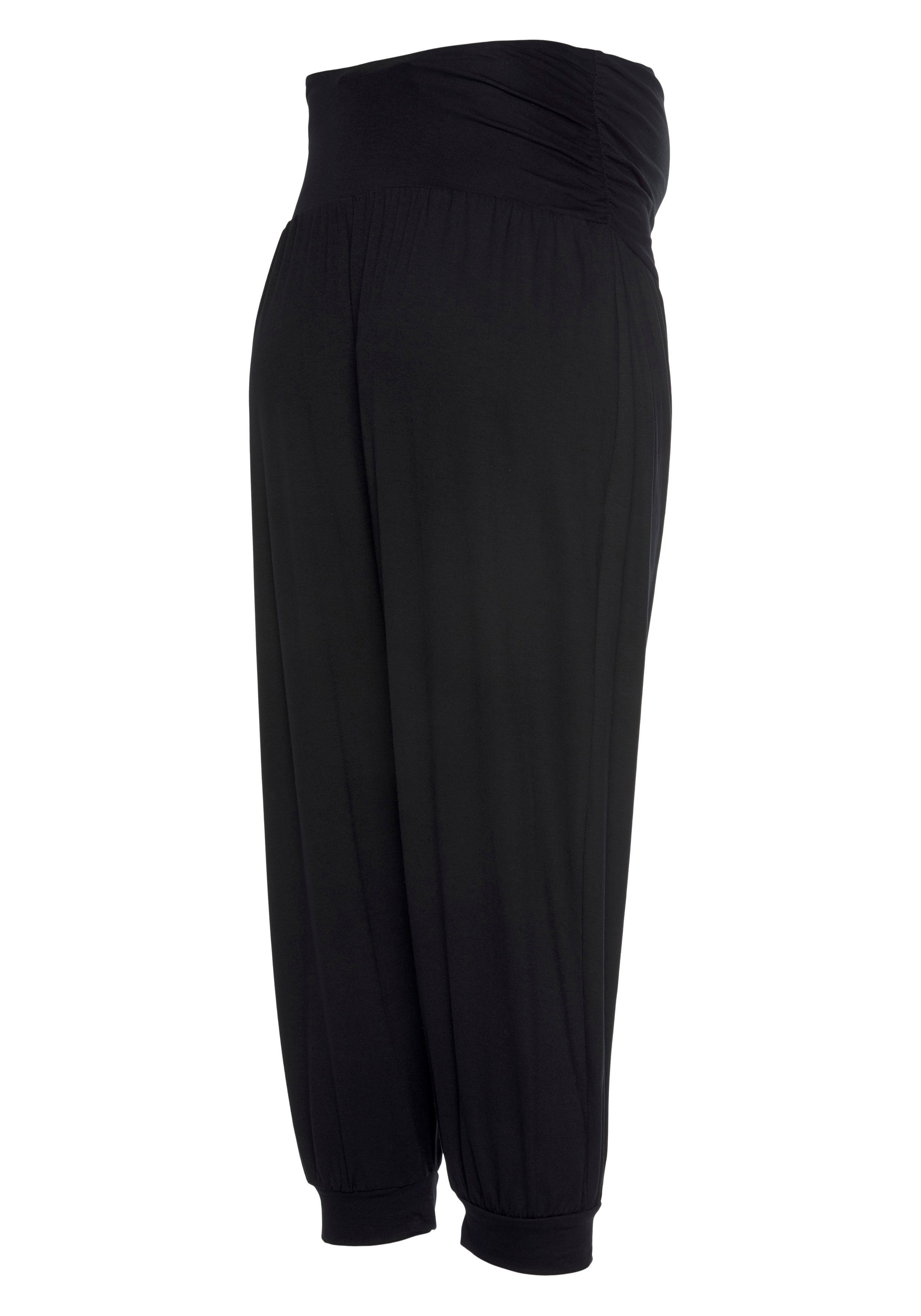 Neun Monate Umstandsharemshose Viskose Haremshose für Schwangerschaft und Stillzeit, mit elastischem Bund