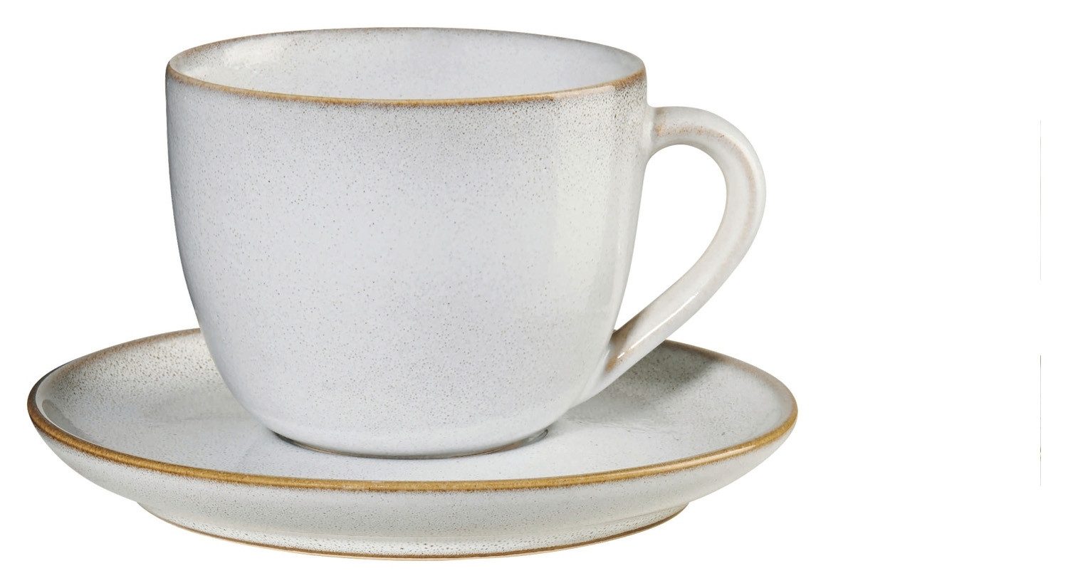 Espressotasse mit Untertasse SAISONS, 90 ml, Sandfarben