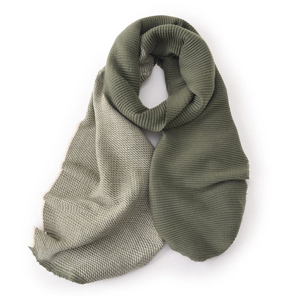 Geschenk Modeschal Schal,XL Frauen Poncho Damen in Linie,Damen green für Schal Winter feine zweiseitige Halstuch verschiedenen Qualität, Farben XDeer