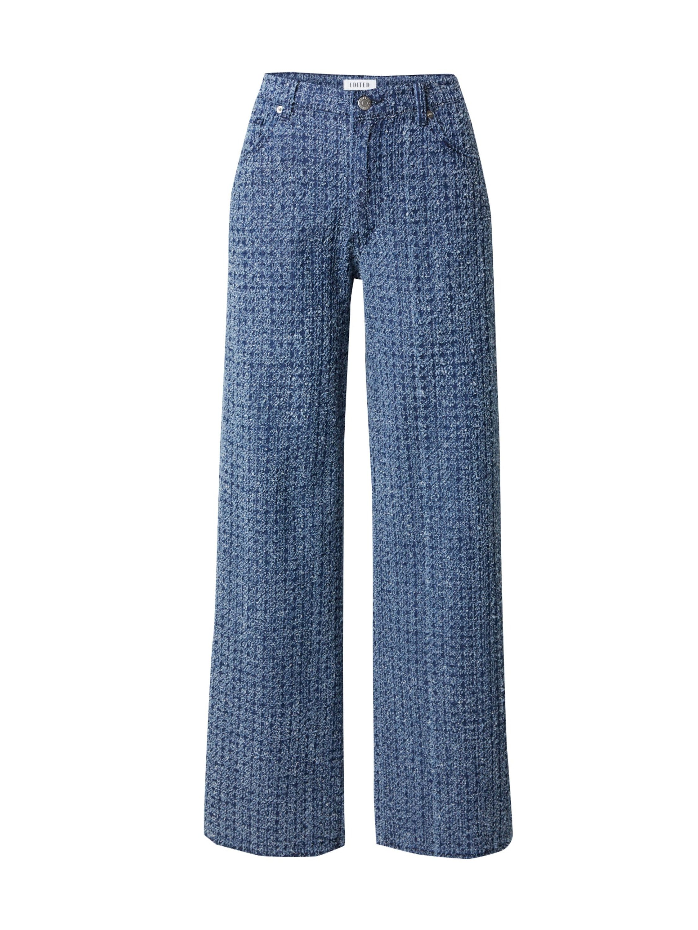 EDITED Weite Jeans Liv (1-tlg) Plain/ohne Details günstig online kaufen