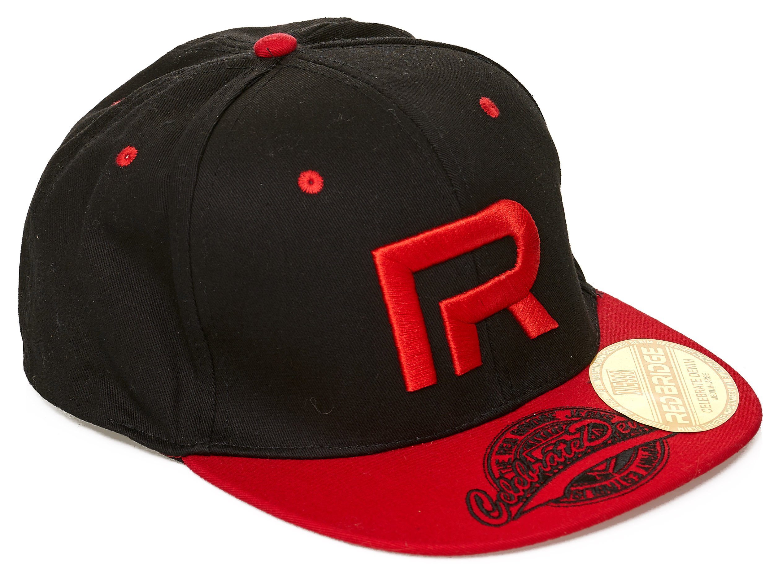 RedBridge Baseball Cap Wellingborough mit schwarz-rot Druckverschluss