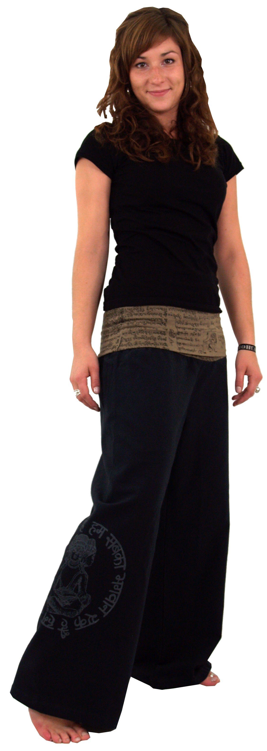 Guru-Shop Relaxhose Weite Marlenehose, Buddha Wellnesshose,.. günstig online kaufen