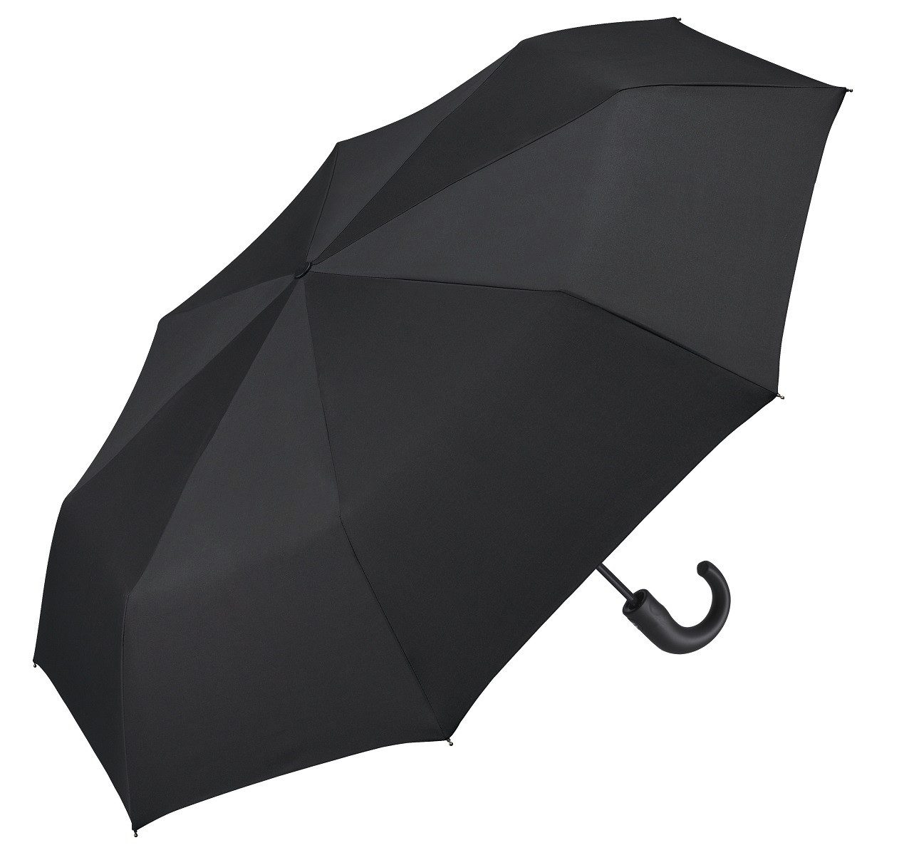 HAPPY RAIN Langregenschirm Essentials Up & Down Herren Automatik schwarz, Windproof