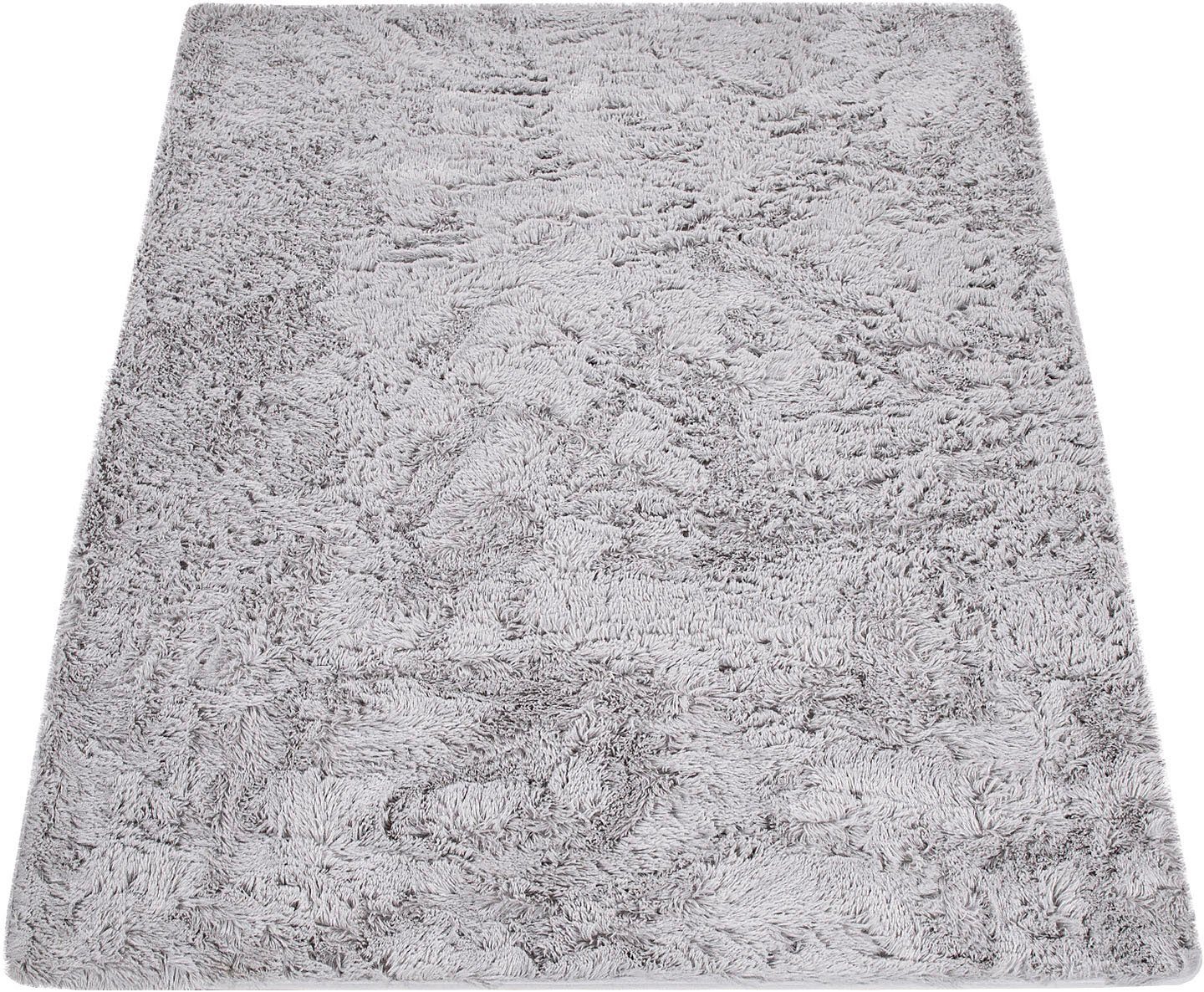 Paco Home Hochflor-Teppich Silky 591, rechteckig, Höhe: 37 mm, Uni-Farben, besonders weich und kuschelig, Wohnzimmer – Bild 2 von 5