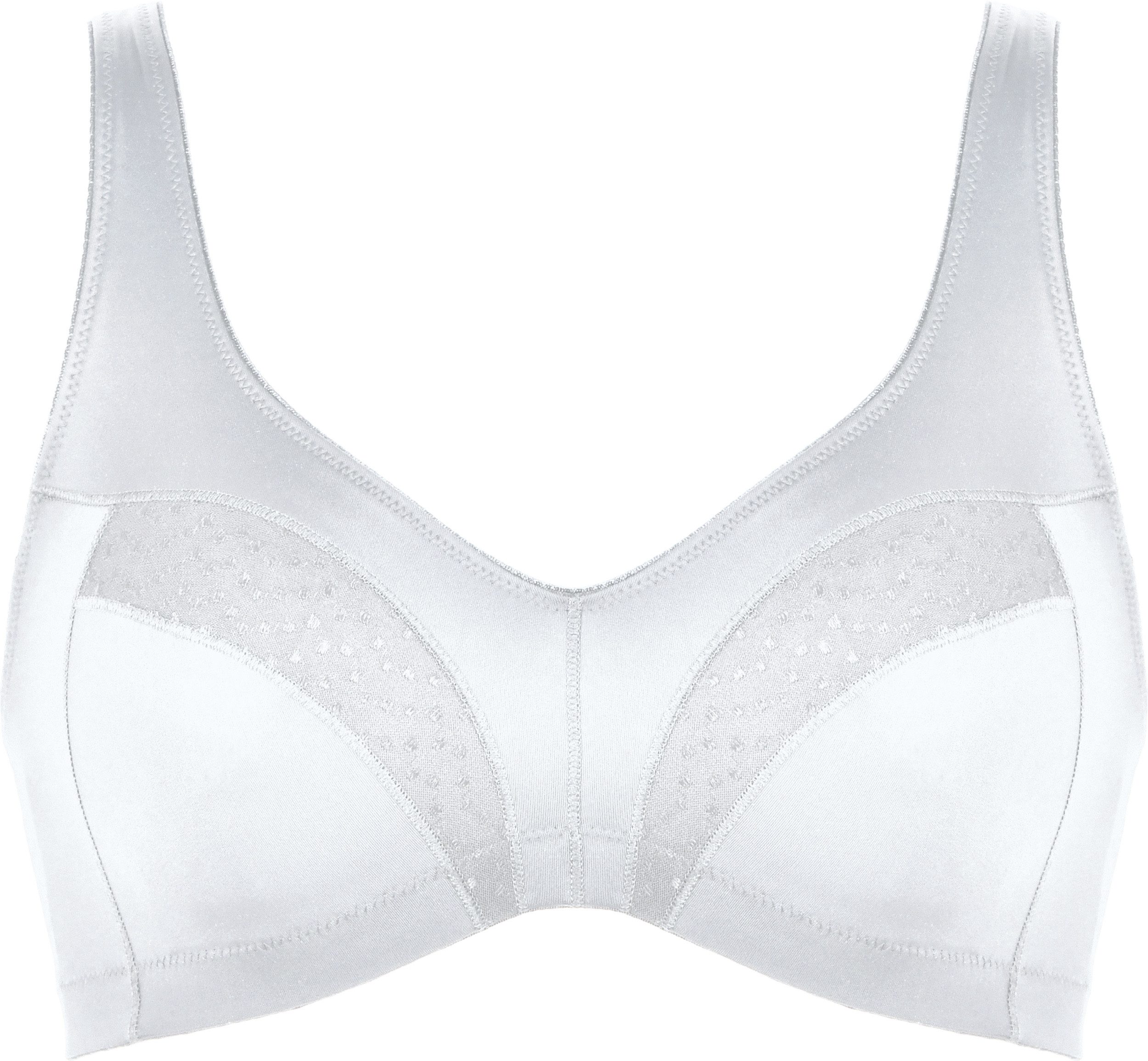Naturana Soft-BH Comfort Straps (1-tlg) nahtlose Cups, breite Träger, ohne Bügel, elastisch, bequem, feminin