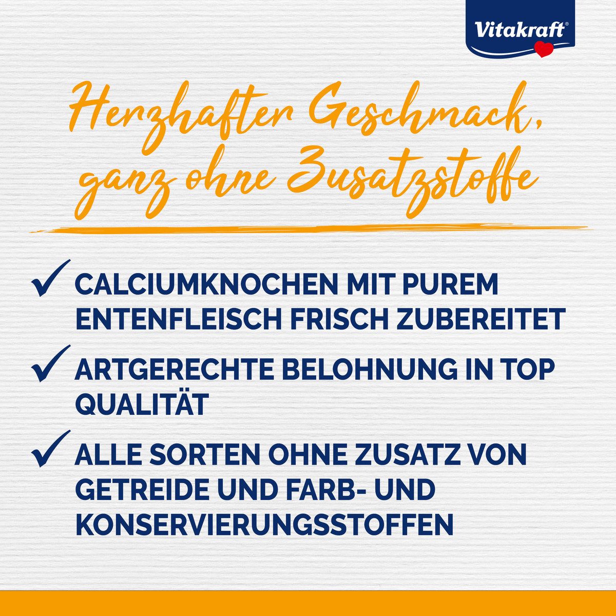 Vitakraft pure DUCK Bonas XXL 200 g, für: Hund