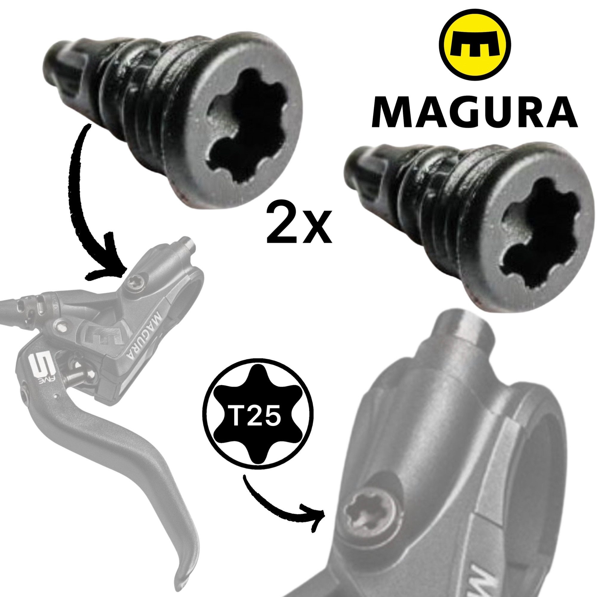 Magura Scheibenbremse Magura MT Fahrrad Hydraulische Дисковые тормоза Ersatz Disc Bremsbeläge