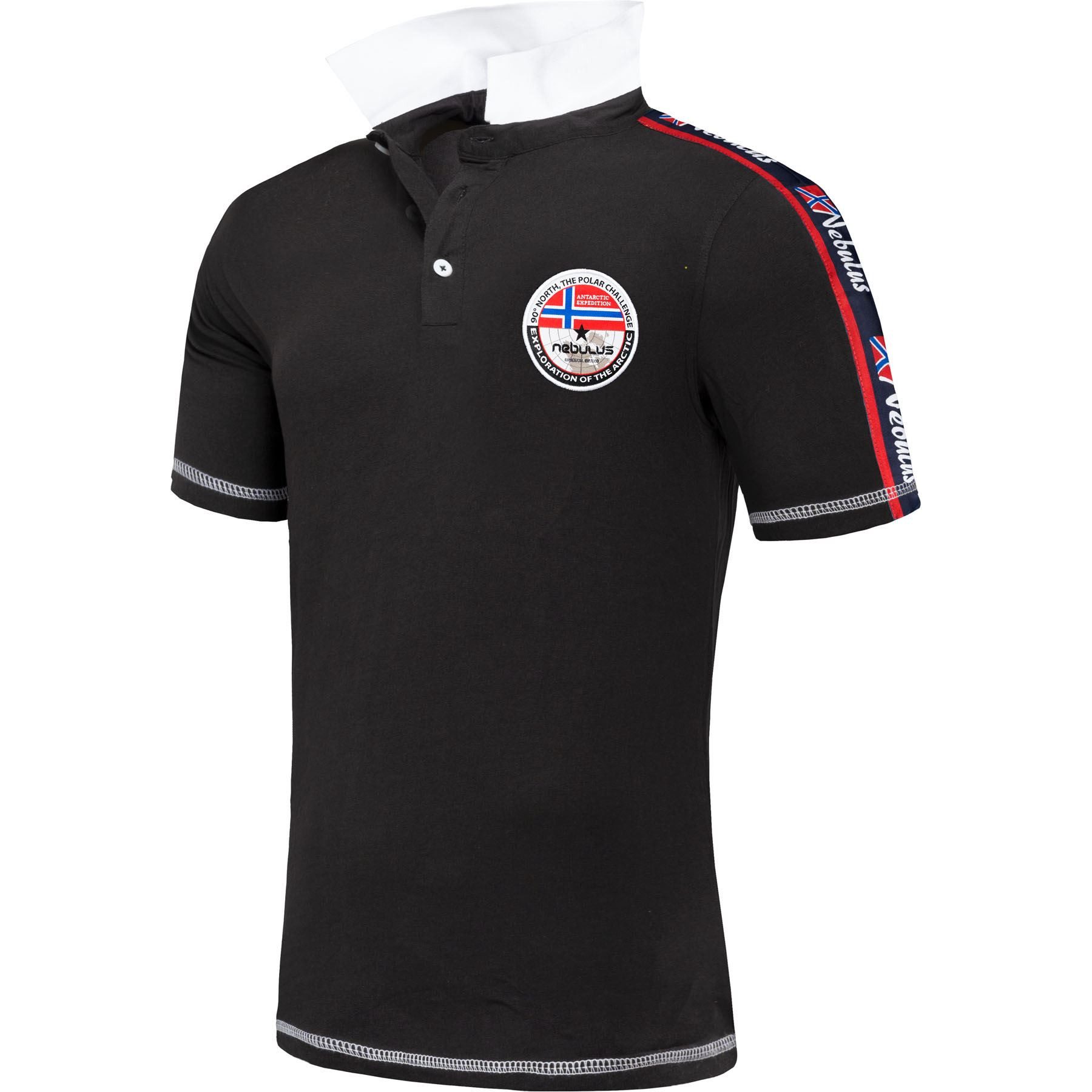 Nebulus Poloshirt NEBI, P4970 - Herren, schwarz, M