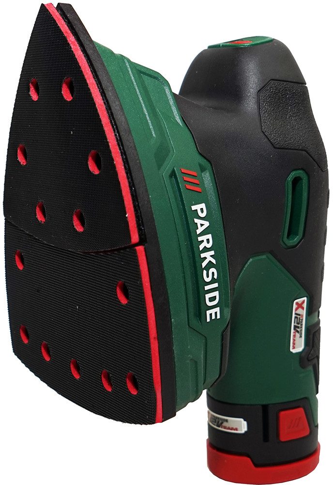 Parkside Akku-Multischleifer 12V Akku Multischleifer PAMS 12 (inkl. Akku), max. 11000 U/min, In praktischem Aufbewahrungskoffer