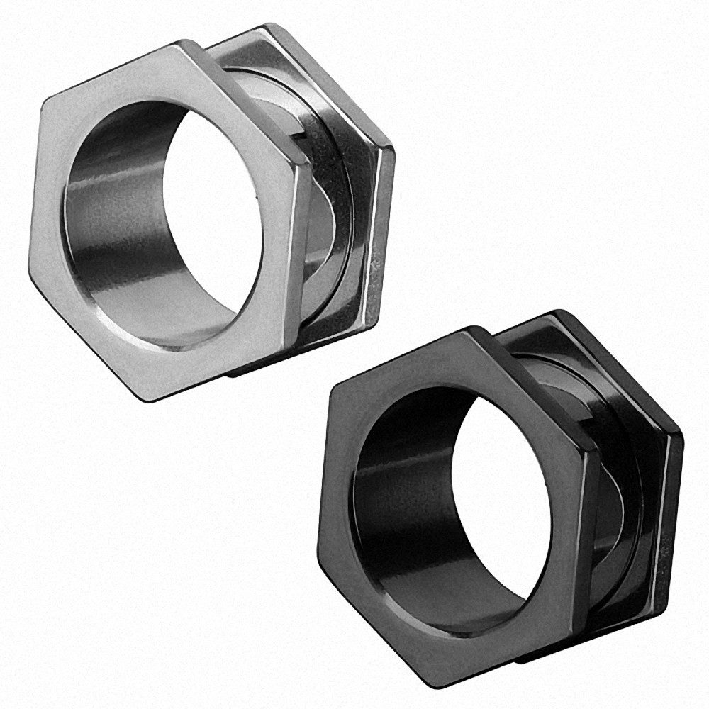 Taffstyle Plug Flesh Schraub Tunnel Hexagon günstig online kaufen