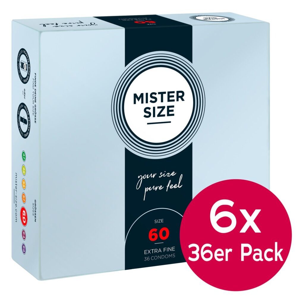 MISTER SIZE Kondome Mister Size Tray 60mm 6x36er