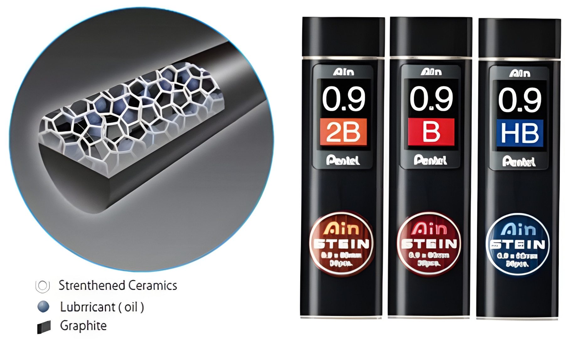 PENTEL Druckbleistift Pentel Feinmine AIN STEIN 36St