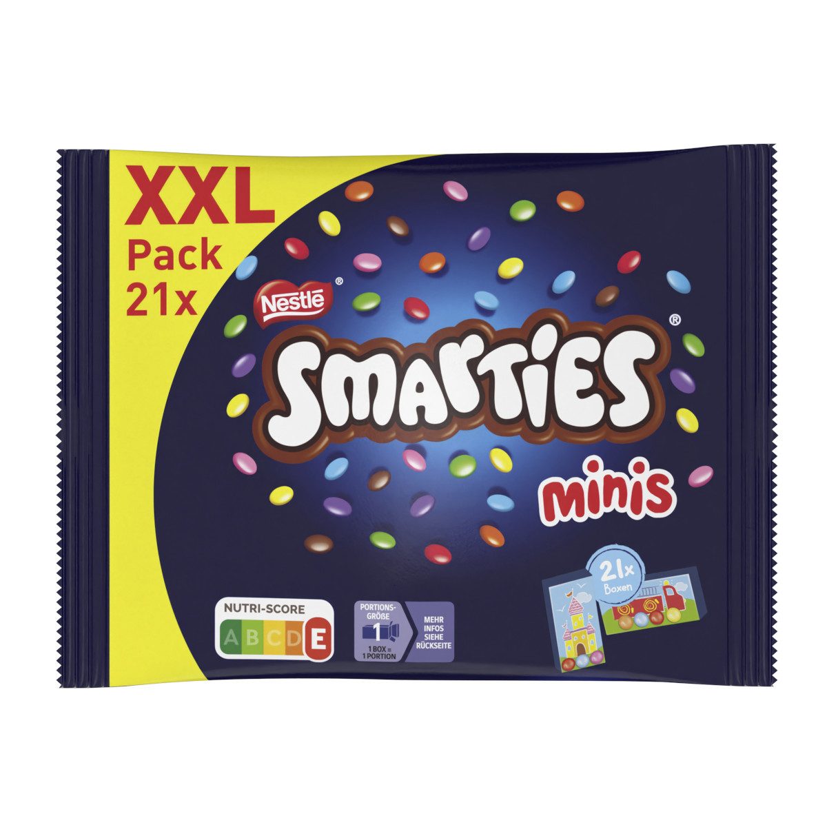 Smarties Schokolade, Nestle Smarties Mini Schokolinsen mit Zuckerüberzug XXL 302,4g