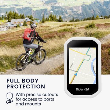 kwmobile Backcover Hülle für Bryton Rider 420 / 320, Silikon GPS Fahrrad Case Schutzhülle