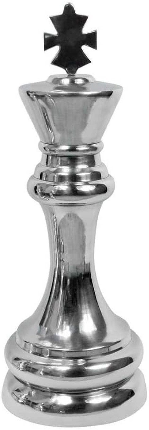 MichaelNoll Dekofigur Schachfigur König Schachspiel Deko Poliert Alu Dekoration XXL 62 cm. € 129,95