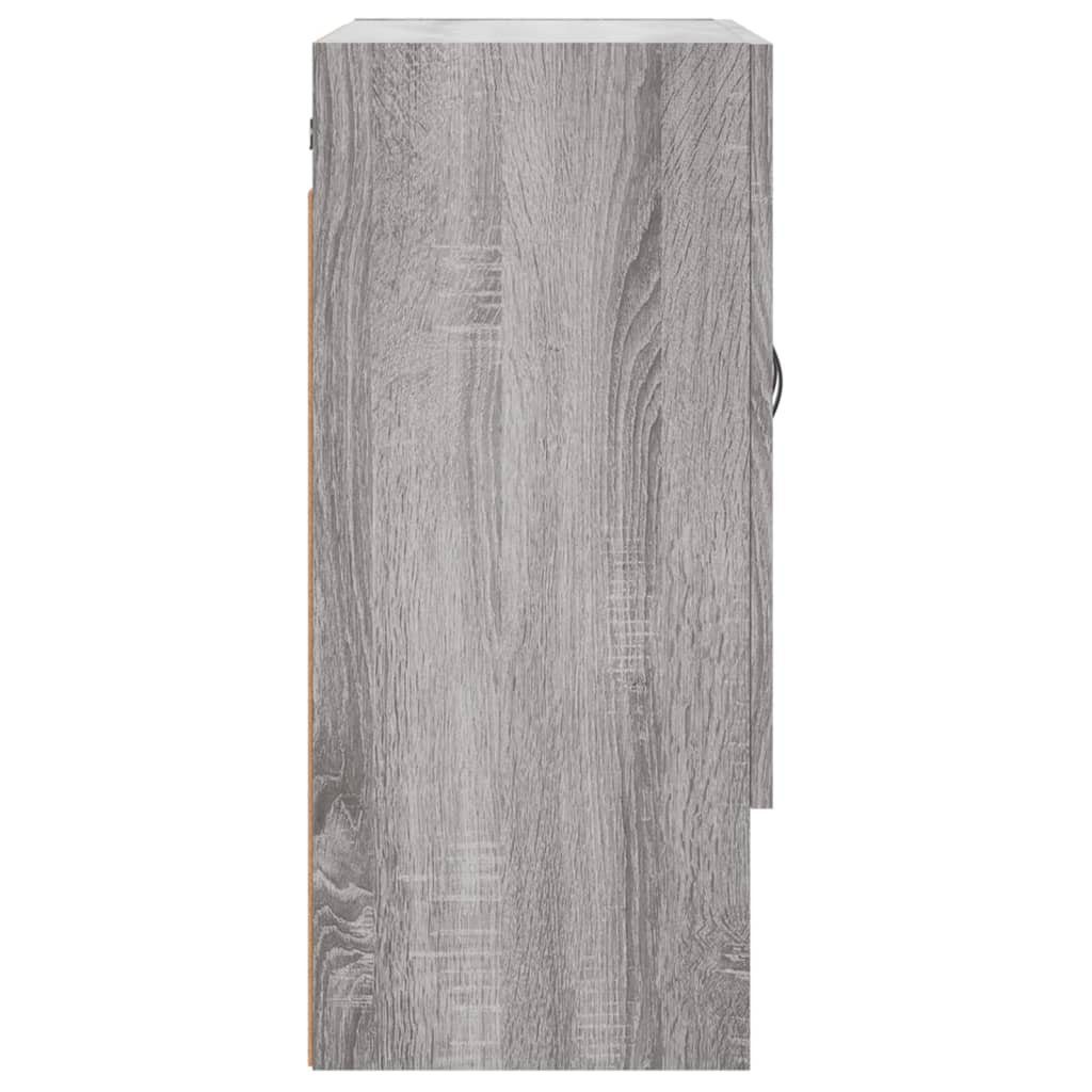 vidaXL Fächerschrank Wandschrank Sonoma Grau 60x31x70 cm (1-St) Holzwerkstoff