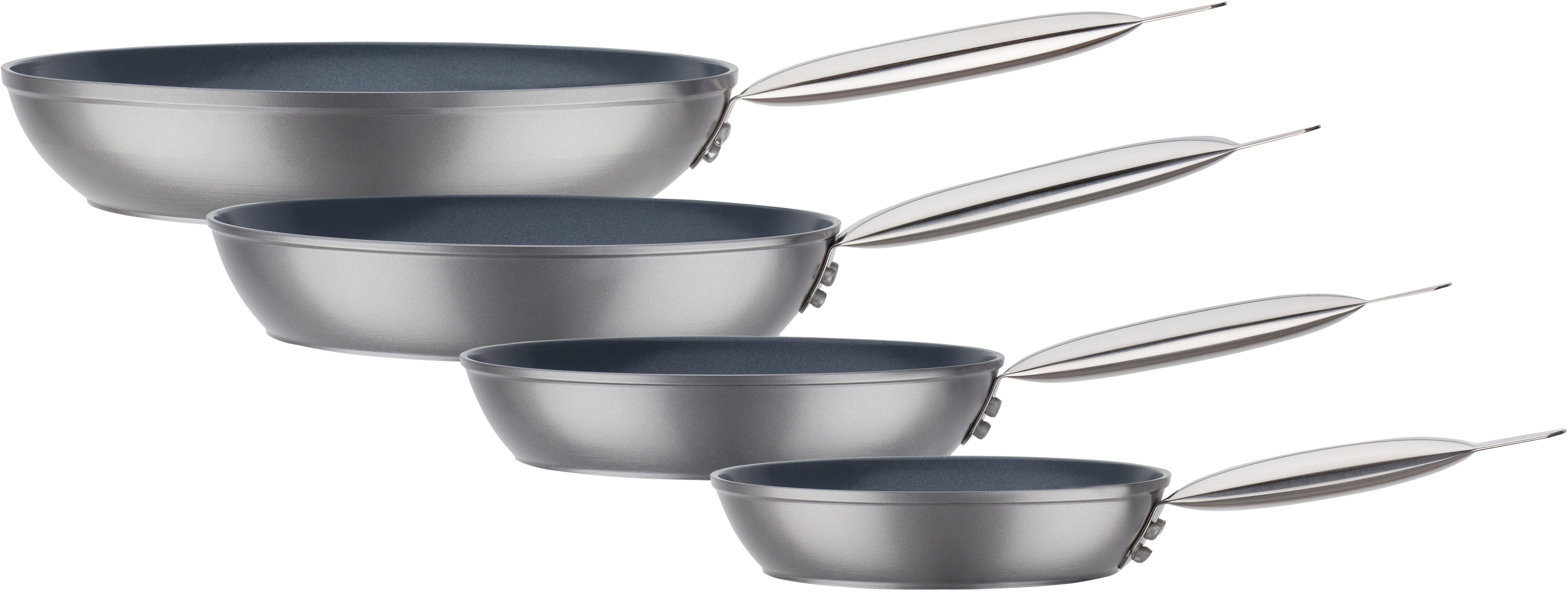 GSW Сковороды-Set Gastro Quick, Aluminium (Set, 4-tlg), Gastro Сковороды-Set aus Aluminium mit Antihaft-Versiegelung