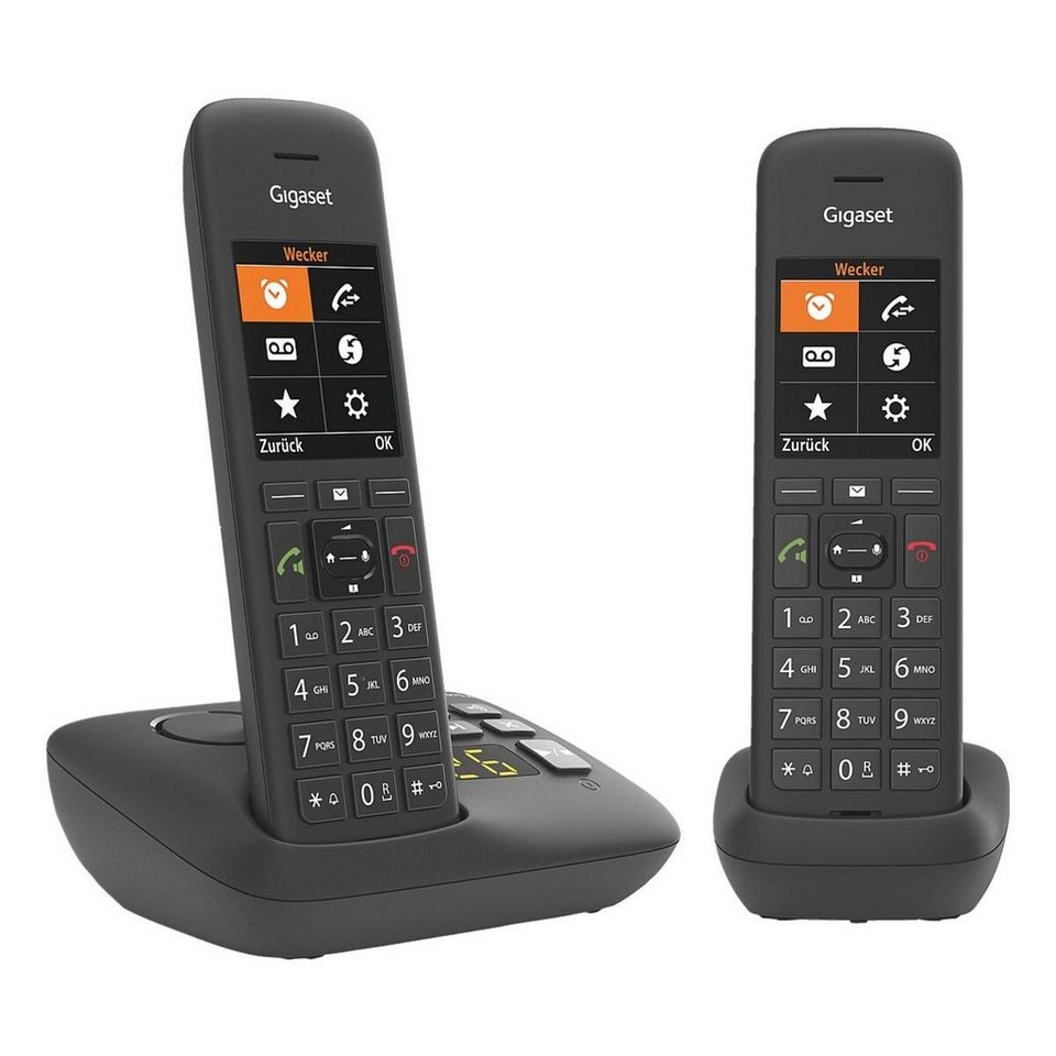 Gigaset »C575A« Schnurloses DECTTelefon (mit integriertem AB und einem zusätzlichem Mobilteil Gigaset »C575A« Schnurloses DECTTelefon (mit integriertem AB und einem zusätzlichem Mobilteil