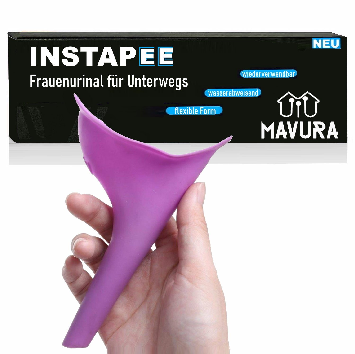 Urinal INSTAPEE Frauenurinal unterwegs Stehpinkler Pinkelhilfe