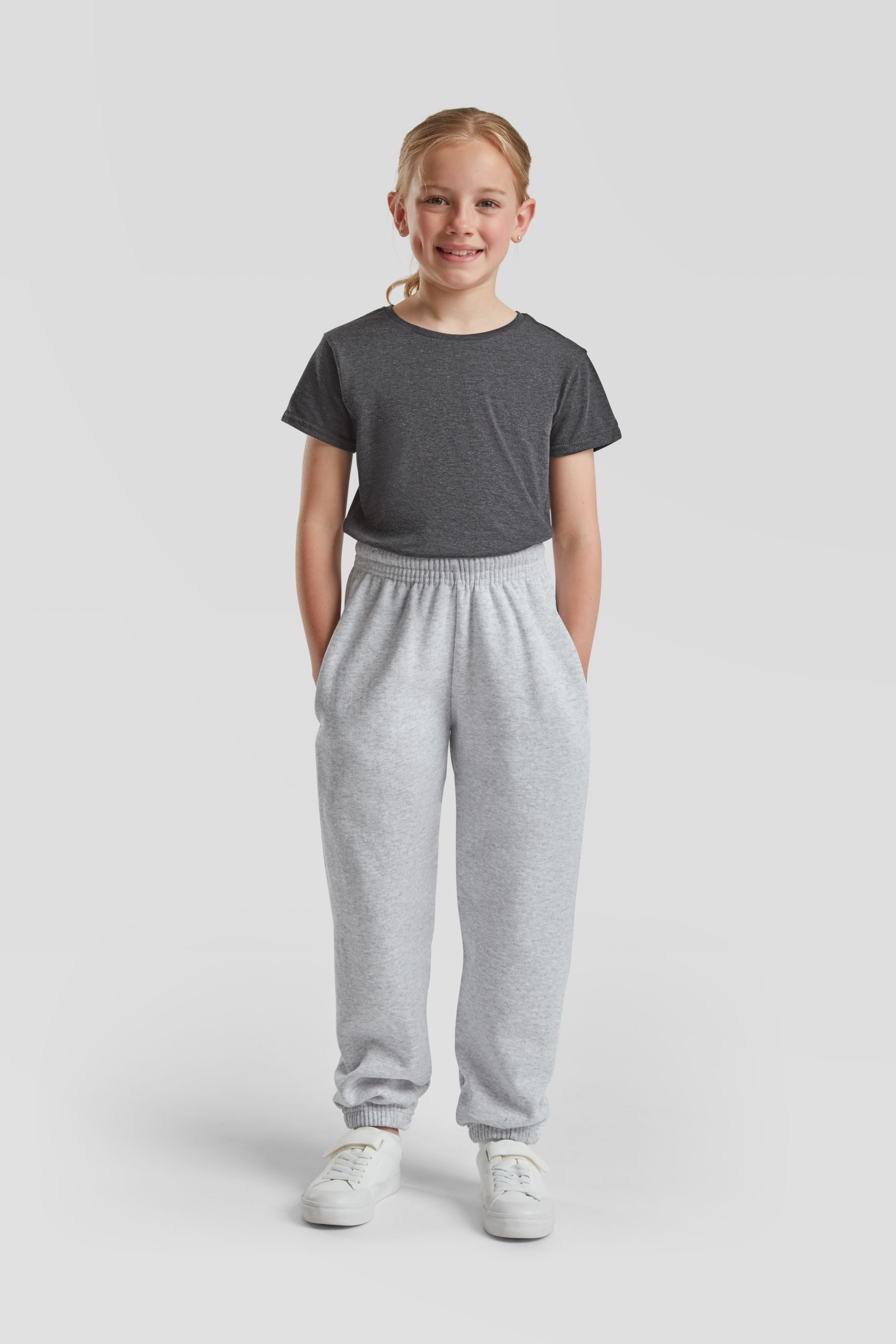 Fruit of the Loom Homewearhose Classic Elasticated Cuff Jog Pants Kids