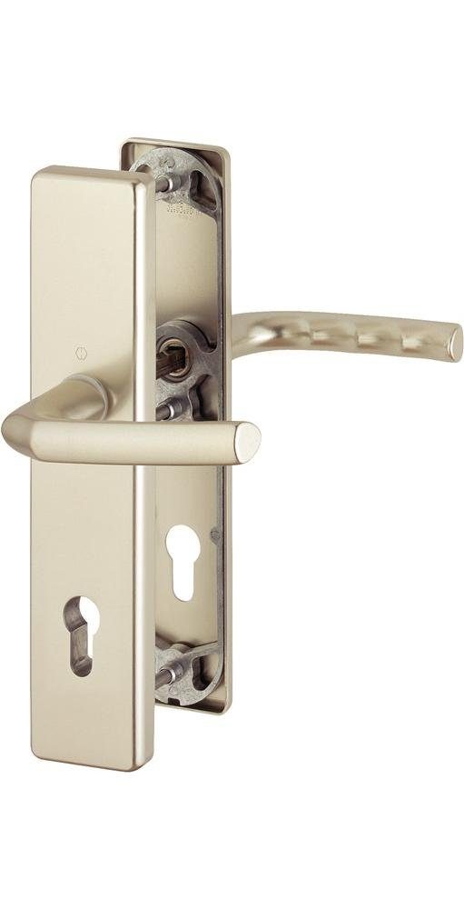 HOPPE Türbeschlag Schutzgarnitur Birmingham 1117/2221A/2440 Aluminium F2 92 mm 67-72 mm