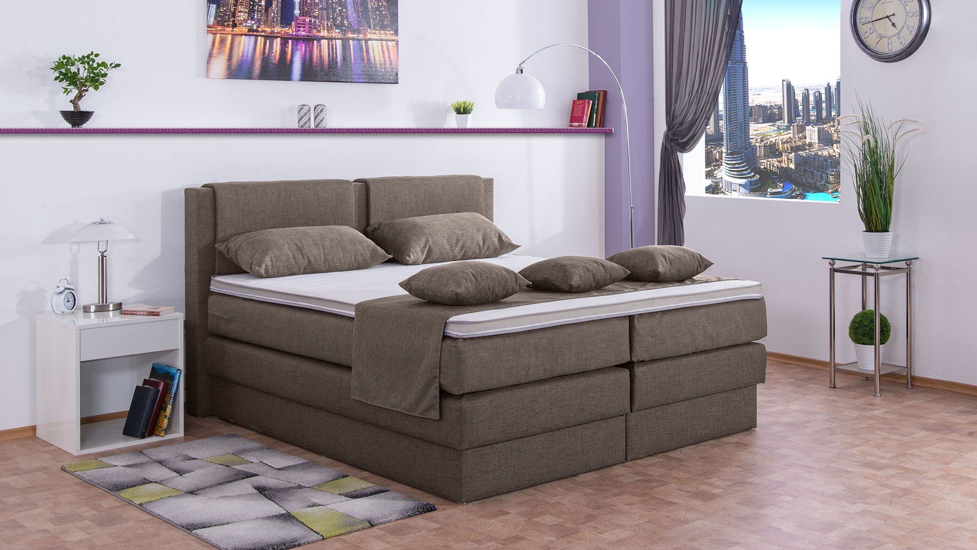 Meisterbetten Boxspringbett Dora (mit Bettkasten, 7-Zonen günstig online kaufen