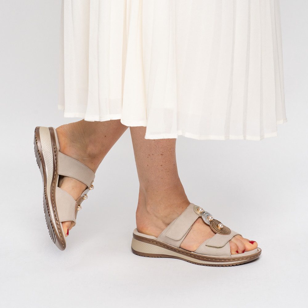 Ara HAWAII Pantolette Keilabsatz, Schlupfschuh, Bequemschuh in Weite G (weit)