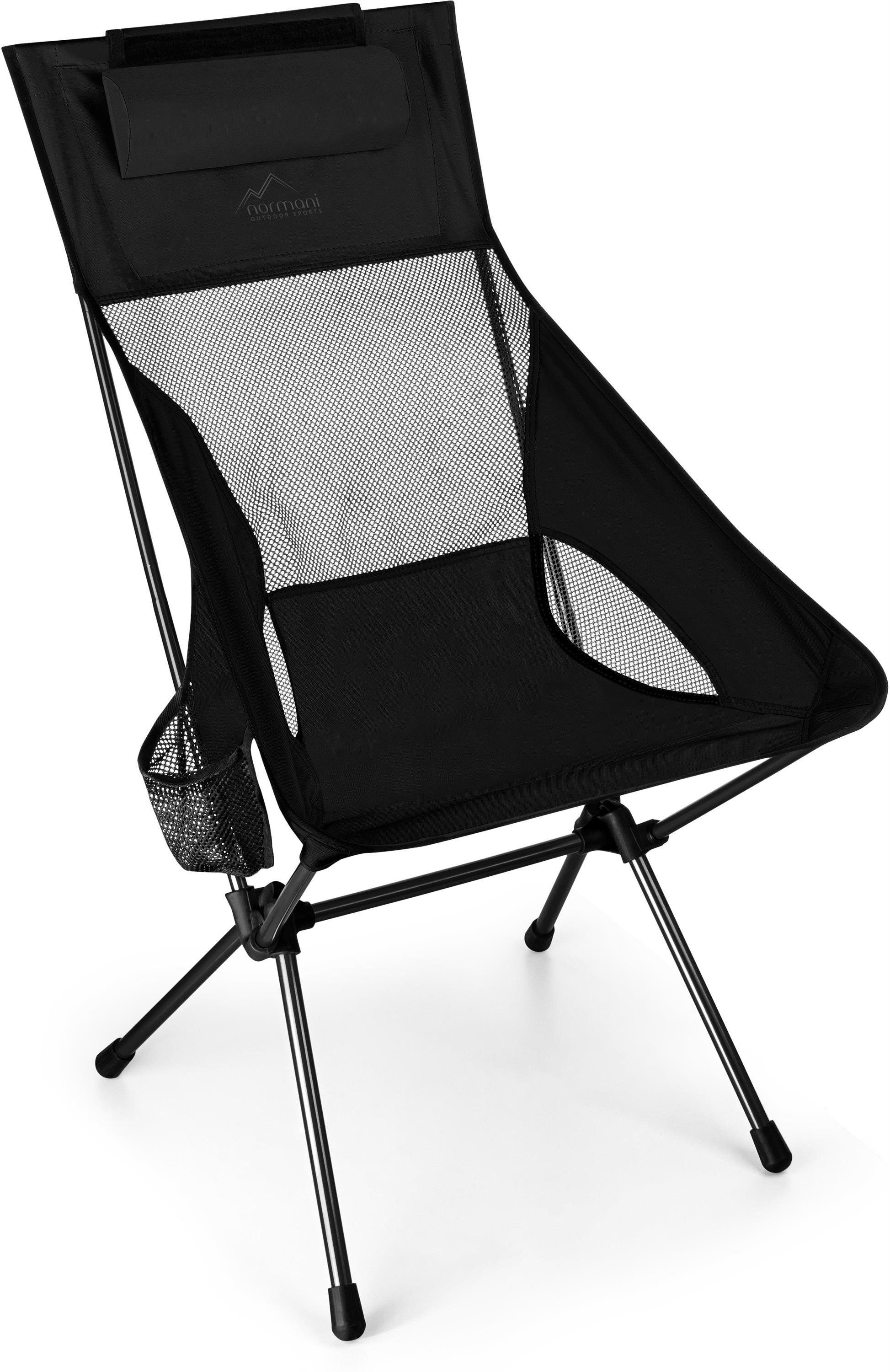 normani Campingstuhl Campingstuhl Nemaska, Ultraleichter XXL Outdoorstuhl Klappstuhl - Belastbarkeit: 150 kg