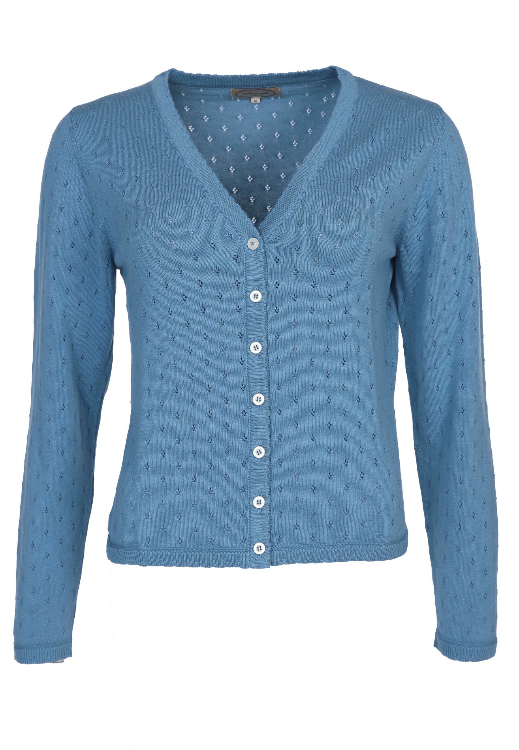 Sorgenfri Sylt Strickjacke Amily Ajour-Strickdetails günstig online kaufen