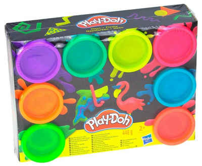 Play-Doh Knete Play-Doh 8er Pack Knete Neon Farben Kinderknete