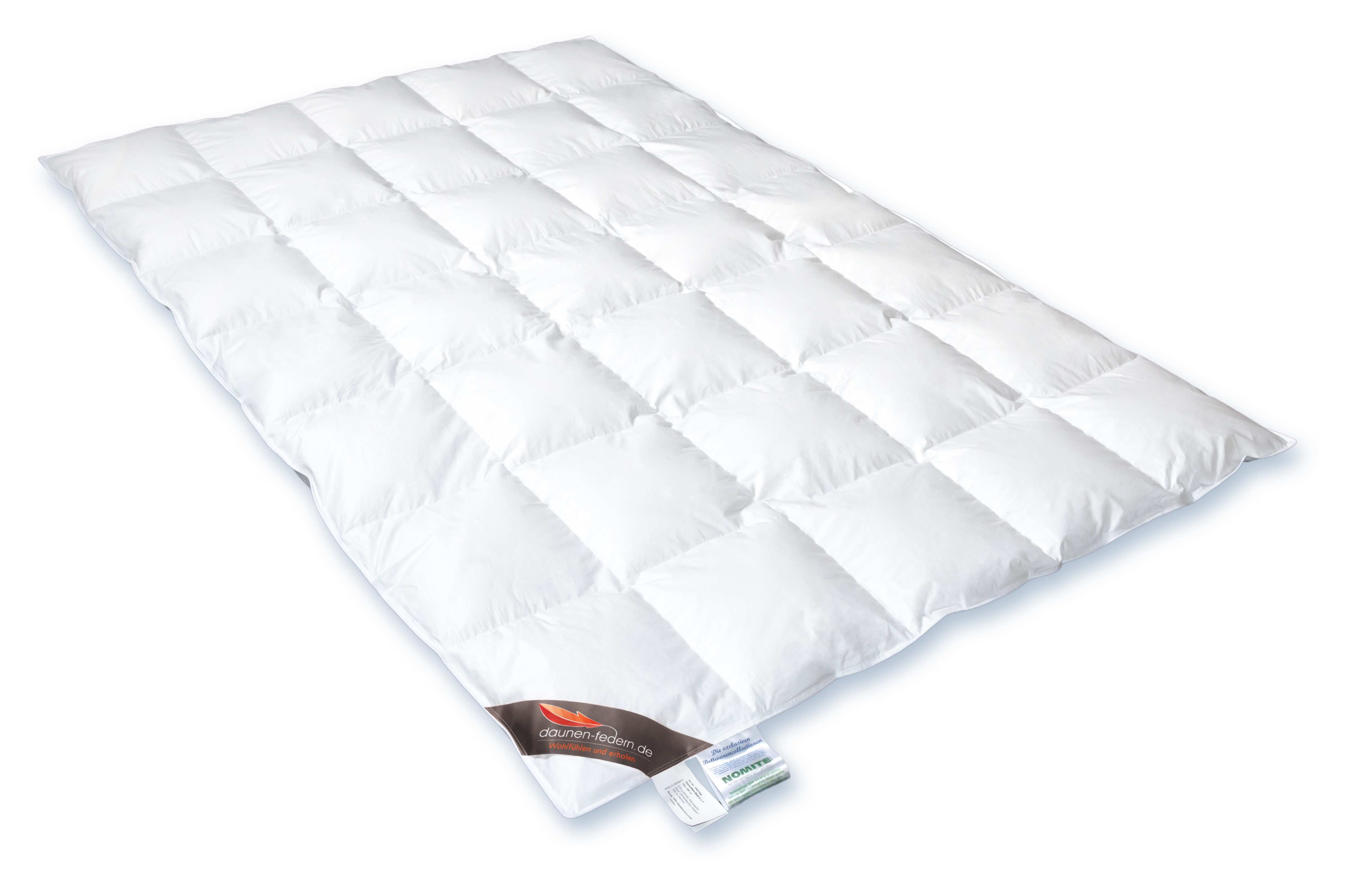 daunen-federn.de Sommerbettdecke Sommer Daunenbettdecke 135 x 200 cm aus 100 % Gänsedaunen, Füllung: 100 % neue Gänsedaunen, allergikerfreundlich