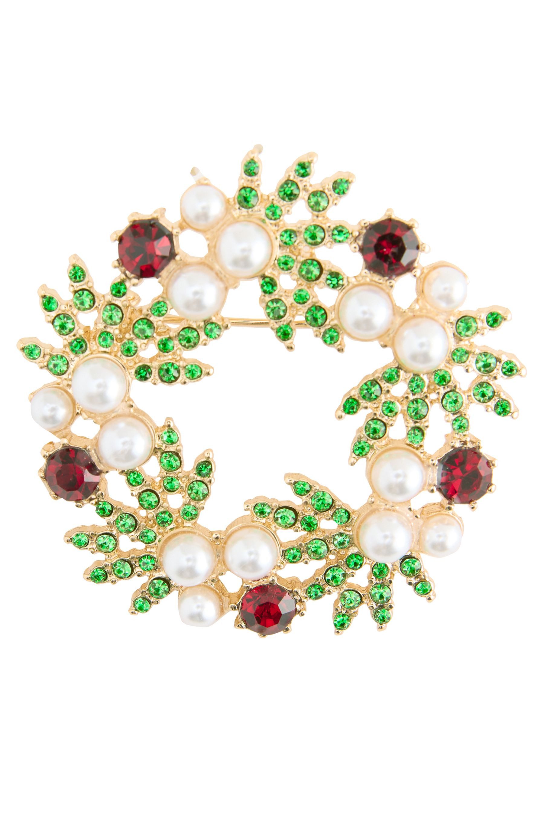 Next Brosche Brosche Weihnachtskranz (1-tlg) günstig online kaufen