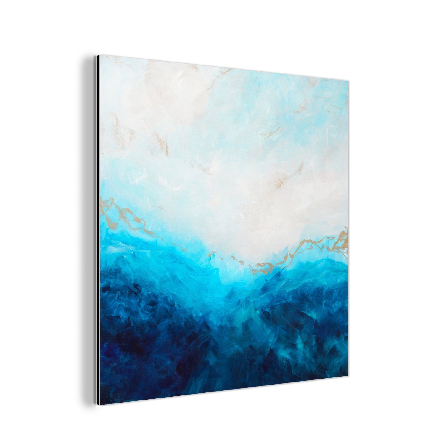MuchoWow Metallbild Farbe - Meer - günstig online kaufen