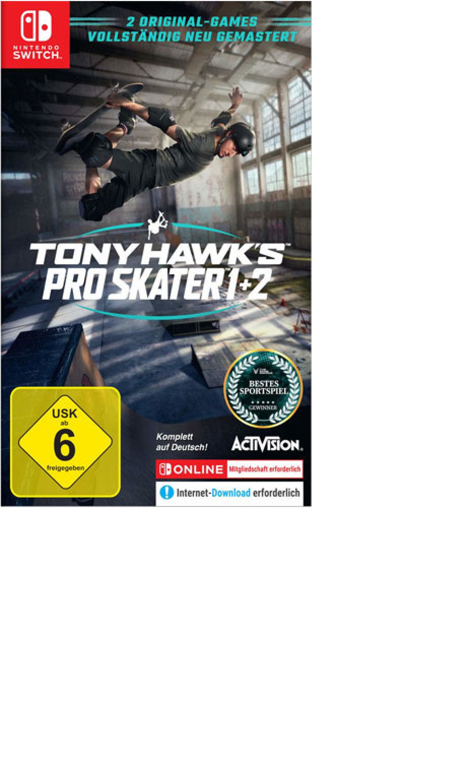 Tony Hawks - Pro Skater 1+2 Switch