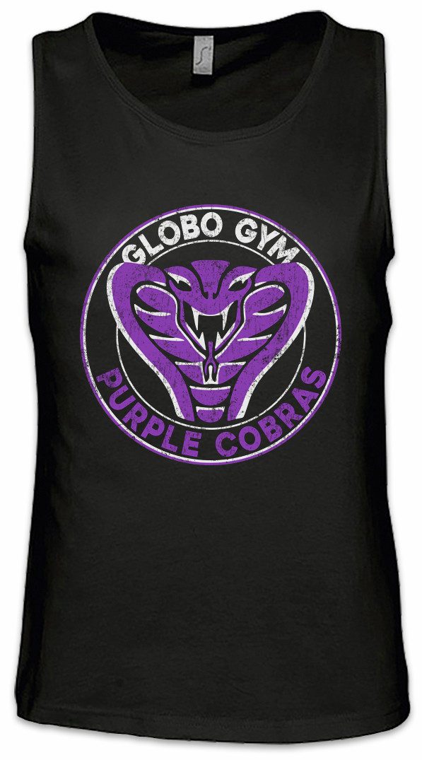 Tanktop Purple Cobras Ärmelloses T-Shirt Dodgeball Globy Gym Logo