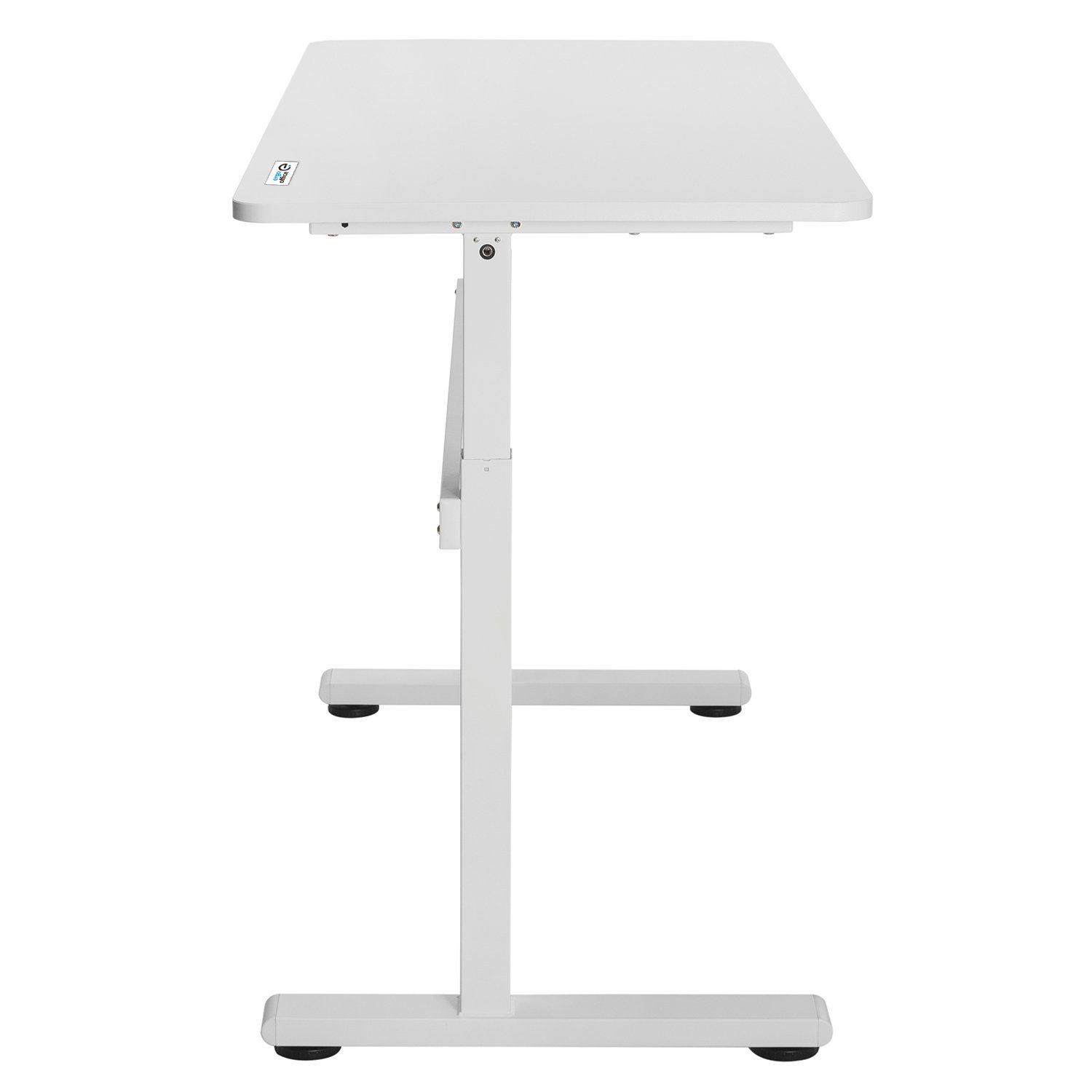 Ergo Office Schreibtisch ER-401, manuell höhenverstellbar 70 - 117 cm u. große Tischplatte
