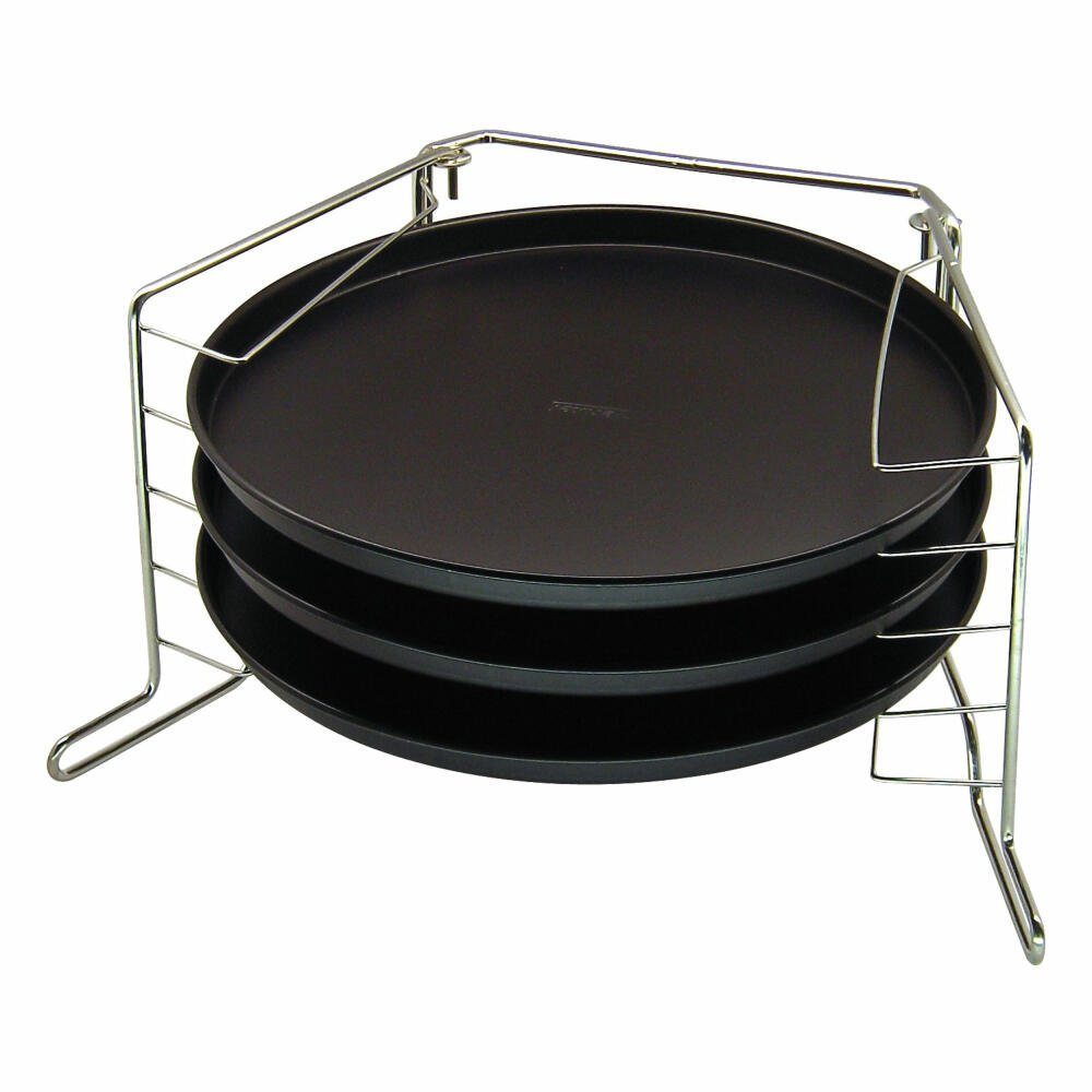 Pizzablech Zenker Special Countries Pizza-Set, 4-tlg. 29 cm